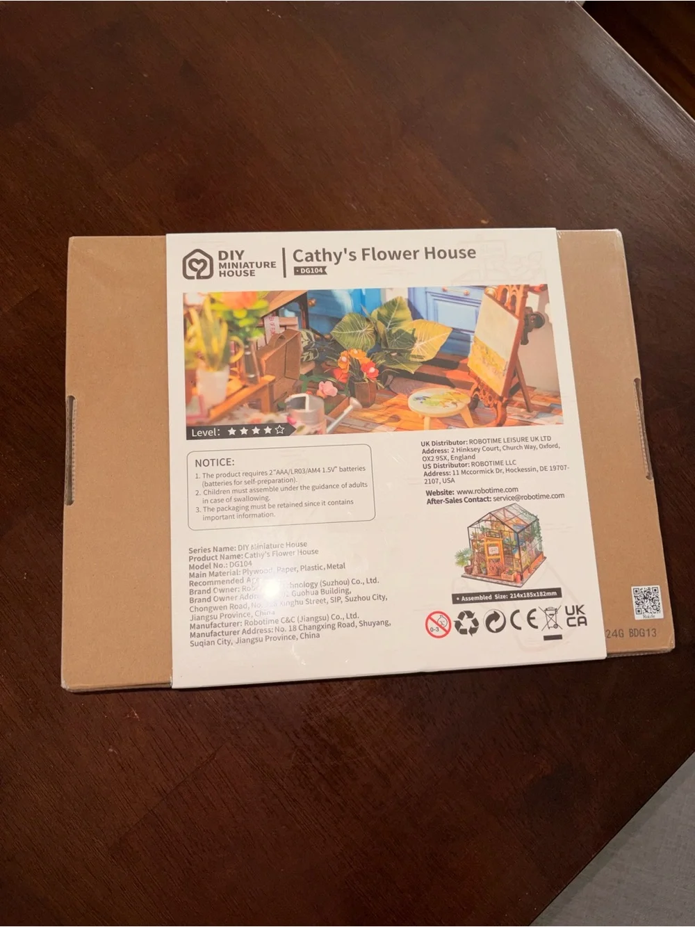 DIY Miniature Diorama House Kit- Cathy’s Flower House 140pcs